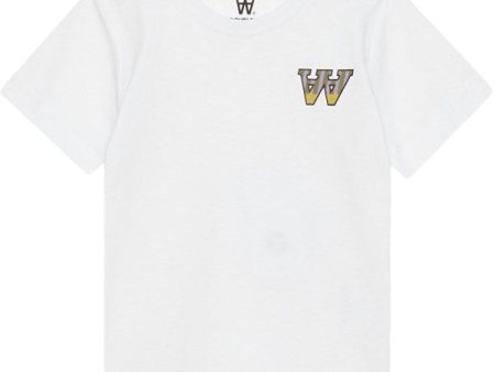 Wood Wood White Ola Usaa T-Shirt Hot on Sale