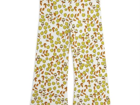 Mini Rodini Multi Flowers Aop Flared Byxor Online