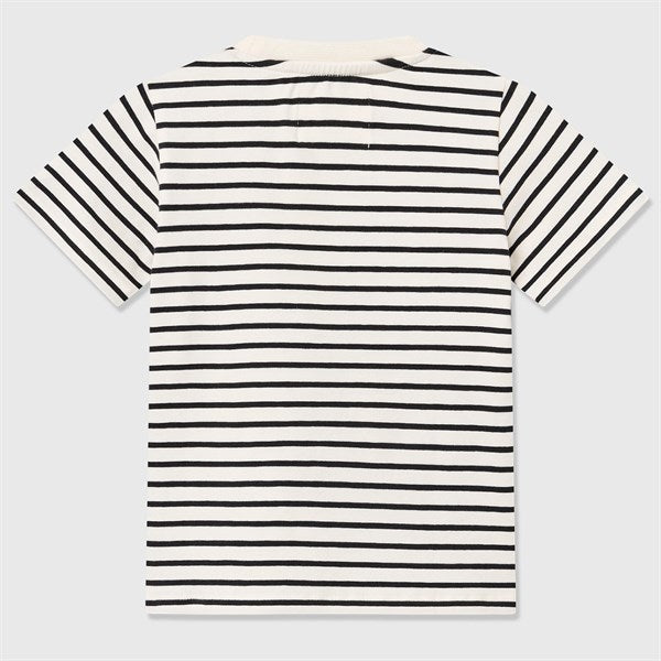 Wood Wood Off-White Black Stripes Ola T-Shirt Discount