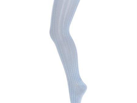 MP 130 Cotton Rib Strumpbyxor 1468 Dusty Blue Supply