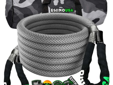 Rhino USA Kinetic Energy Recovery Rope (7 8In X 20Ft) Gray For Discount